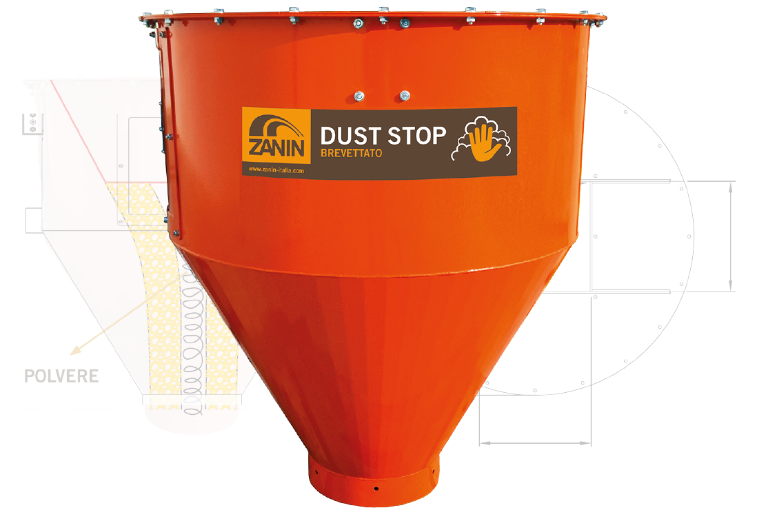 Dust Stop Hopper
